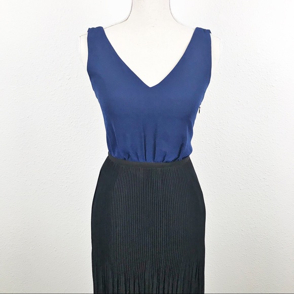 Madewell Twist Back Pleated Maxi Dress Semiformal - Picture 2 of 8